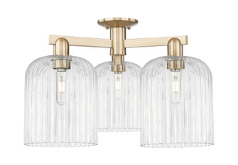 Bridal Veil - 3 Light - 26 inch - Champagne Bronze - Semi-Flush Mount (3442|716-3F-CB-G559-8CL)