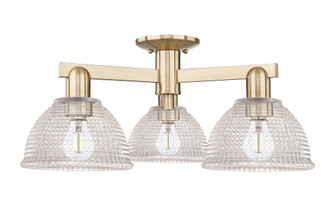 Arietta - 3 Light - 26 inch - Champagne Bronze - Semi-Flush Mount (3442|716-3F-CB-G422)