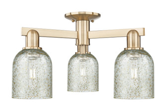 Caledonia - 3 Light - 23 inch - Champagne Bronze - Semi-Flush Mount (3442|716-3F-CB-G259)