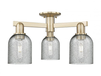 Caledonia - 3 Light - 23 inch - Champagne Bronze - Semi-Flush Mount (3442|716-3F-CB-G257)