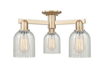 Caledonia - 3 Light - 23 inch - Champagne Bronze - Semi-Flush Mount (3442|716-3F-CB-G2511)