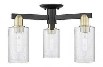 Clymer - 3 Light - 21 inch - Black Antique Brass - Semi-Flush Mount (3442|716-3F-BAB-G804)