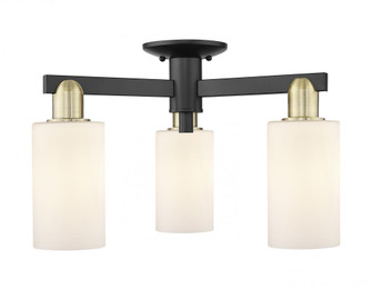 Clymer - 3 Light - 21 inch - Black Antique Brass - Semi-Flush Mount (3442|716-3F-BAB-G801)