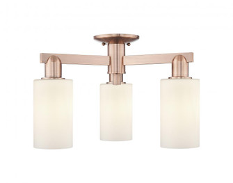 Clymer - 3 Light - 21 inch - Antique Copper - Semi-Flush Mount (3442|716-3F-AC-G801)