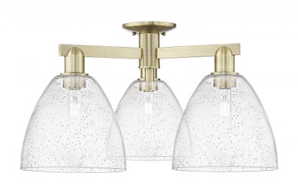 Bristol - 3 Light - 27 inch - Antique Brass - Semi-Flush Mount (3442|716-3F-AB-GBD-94)