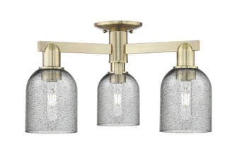 Caledonia - 3 Light - 23 inch - Antique Brass - Semi-Flush Mount (3442|716-3F-AB-G257)