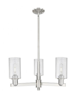 Clymer - 3 Light - 26 inch - Satin Nickel - Stem hung - Pendant (3442|716-3CR-SN-G804)