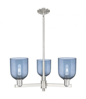 Bella - 3 Light - 27 inch - Satin Nickel - Stem hung - Pendant (3442|716-3CR-SN-G558-6BL)