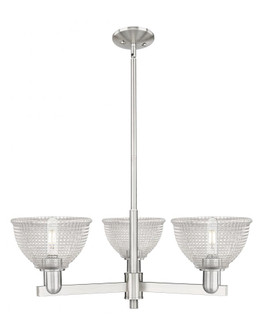 Arietta - 3 Light - 30 inch - Satin Nickel - Stem hung - Pendant (3442|716-3CR-SN-G422)