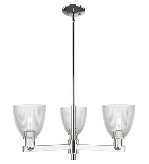 Castile - 3 Light - 28 inch - Satin Nickel - Stem hung - Pendant (3442|716-3CR-SN-G382)