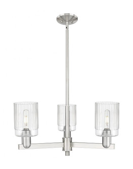 Hadley - 3 Light - 26 inch - Satin Nickel - Stem hung - Pendant (3442|716-3CR-SN-G342)