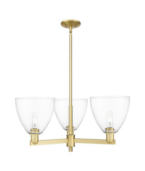 Bristol - 3 Light - 31 inch - Satin Gold - Stem hung - Pendant (3442|716-3CR-SG-GBD-92)