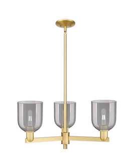 Bella - 3 Light - 27 inch - Satin Gold - Stem hung - Pendant (3442|716-3CR-SG-G558-6SM)