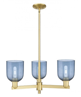 Bella - 3 Light - 27 inch - Satin Gold - Stem hung - Pendant (3442|716-3CR-SG-G558-6BL)