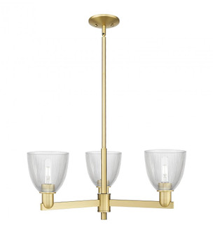 Castile - 3 Light - 28 inch - Satin Gold - Stem hung - Pendant (3442|716-3CR-SG-G382)