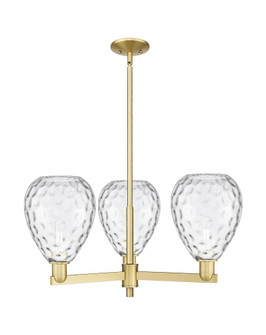 Waverly - 3 Light - 30 inch - Satin Gold - Stem hung - Pendant (3442|716-3CR-SG-G372)