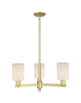 Hadley - 3 Light - 26 inch - Satin Gold - Stem hung - Pendant (3442|716-3CR-SG-G341)