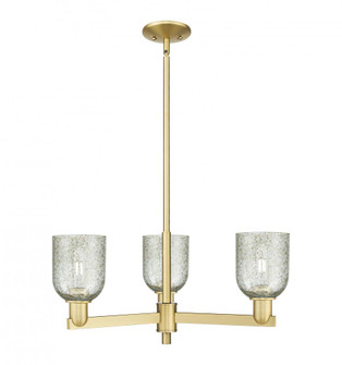 Caledonia - 3 Light - 27 inch - Satin Gold - Stem hung - Pendant (3442|716-3CR-SG-G259)