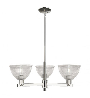Arietta - 3 Light - 30 inch - Polished Nickel - Stem hung - Pendant (3442|716-3CR-PN-G422)