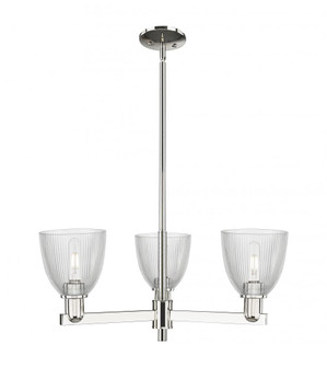 Castile - 3 Light - 28 inch - Polished Nickel - Stem hung - Pendant (3442|716-3CR-PN-G382)