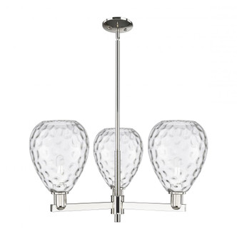 Waverly - 3 Light - 30 inch - Polished Nickel - Stem hung - Pendant (3442|716-3CR-PN-G372)