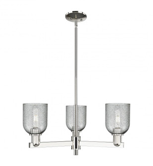 Caledonia - 3 Light - 27 inch - Polished Nickel - Stem hung - Pendant (3442|716-3CR-PN-G257)