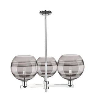 Rochester - 3 Light - 32 inch - Polished Chrome - Stem hung - Pendant (3442|716-3CR-PC-G556-10SM)