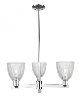 Castile - 3 Light - 28 inch - Polished Chrome - Stem hung - Pendant (3442|716-3CR-PC-G382)