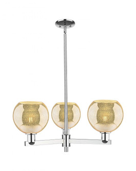 Athens - 3 Light - 30 inch - Polished Chrome - Stem hung - Pendant (3442|716-3CR-PC-G128-8)