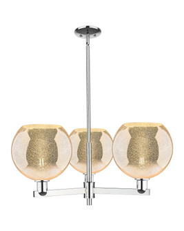 Athens - 3 Light - 32 inch - Polished Chrome - Stem hung - Pendant (3442|716-3CR-PC-G128-10)