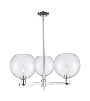 Athens - 3 Light - 32 inch - Polished Chrome - Stem hung - Pendant (3442|716-3CR-PC-G124-10)