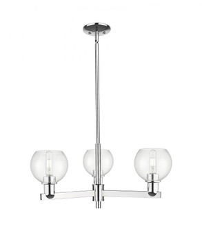 Athens - 3 Light - 28 inch - Polished Chrome - Stem hung - Pendant (3442|716-3CR-PC-G122-6)