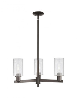 Clymer - 3 Light - 26 inch - Oil Rubbed Bronze - Stem hung - Pendant (3442|716-3CR-OB-G804)