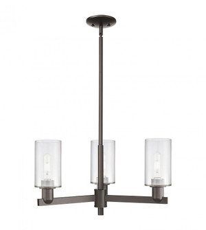 Clymer - 3 Light - 26 inch - Oil Rubbed Bronze - Stem hung - Pendant (3442|716-3CR-OB-G802)