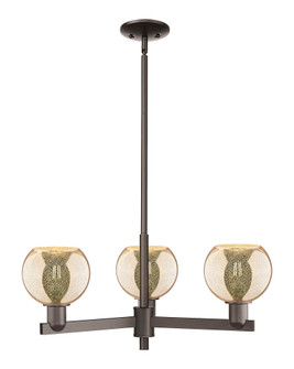 Athens - 3 Light - 28 inch - Oil Rubbed Bronze - Stem hung - Pendant (3442|716-3CR-OB-G128-6)