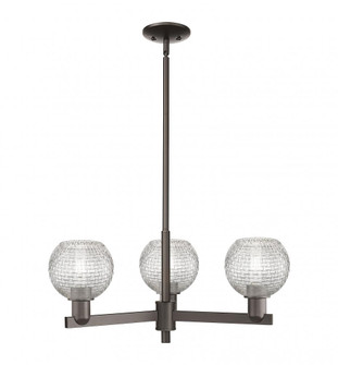 Athens - 3 Light - 28 inch - Oil Rubbed Bronze - Stem hung - Pendant (3442|716-3CR-OB-G122C-6CL)