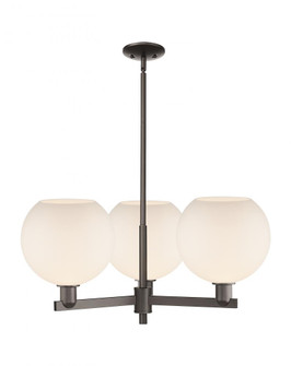 Athens - 3 Light - 32 inch - Oil Rubbed Bronze - Stem hung - Pendant (3442|716-3CR-OB-G121-10)