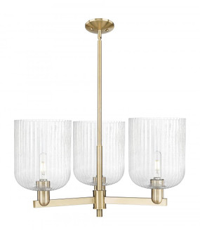 Bridal Veil - 3 Light - 30 inch - Champagne Bronze - Stem hung - Pendant (3442|716-3CR-CB-G559-8SDY)