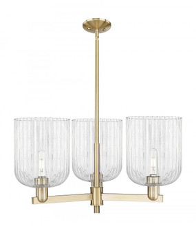 Bridal Veil - 3 Light - 30 inch - Champagne Bronze - Stem hung - Pendant (3442|716-3CR-CB-G559-8CL)