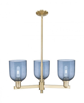 Bella - 3 Light - 27 inch - Champagne Bronze - Stem hung - Pendant (3442|716-3CR-CB-G558-6BL)