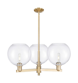 Athens - 3 Light - 32 inch - Champagne Bronze - Stem hung - Pendant (3442|716-3CR-CB-G122-10)