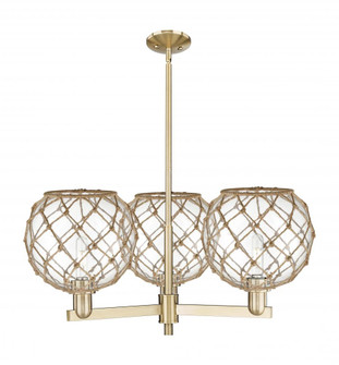 Farmhouse Rope - 3 Light - 32 inch - Champagne Bronze - Stem hung - Pendant (3442|716-3CR-CB-G122-10RB)