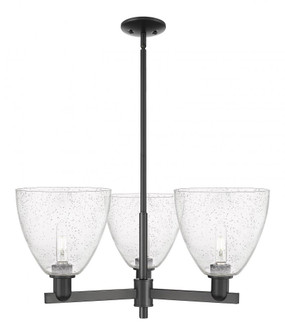 Bristol - 3 Light - 31 inch - Matte Black - Stem hung - Pendant (3442|716-3CR-BK-GBD-94)