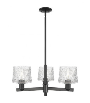 Niagara - 3 Light - 28 inch - Matte Black - Stem hung - Pendant (3442|716-3CR-BK-G402)
