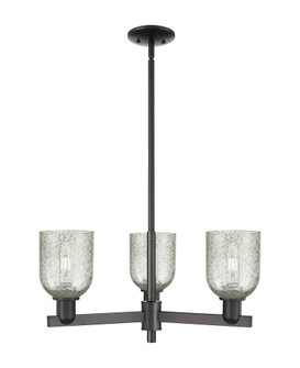 Caledonia - 3 Light - 27 inch - Matte Black - Stem hung - Pendant (3442|716-3CR-BK-G259)