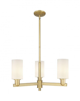 Clymer - 3 Light - 26 inch - Brushed Brass - Stem hung - Pendant (3442|716-3CR-BB-G801)