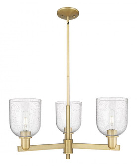 Bella - 3 Light - 27 inch - Brushed Brass - Stem hung - Pendant (3442|716-3CR-BB-G558-6SDY)