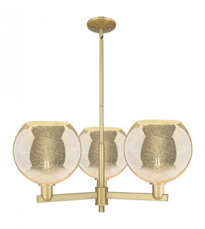 Athens - 3 Light - 32 inch - Brushed Brass - Stem hung - Pendant (3442|716-3CR-BB-G128-10)