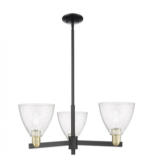 Bristol - 3 Light - 29 inch - Black Antique Brass - Stem hung - Pendant (3442|716-3CR-BAB-GBD-754)