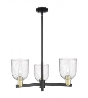 Bella - 3 Light - 27 inch - Black Antique Brass - Stem hung - Pendant (3442|716-3CR-BAB-G558-6SDY)